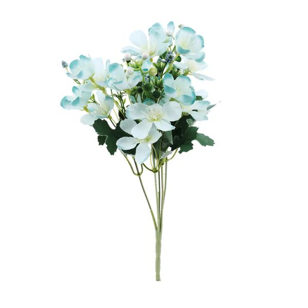 BUQUE FLORES E SEMENTES AZUL 32CM UN CROMUS