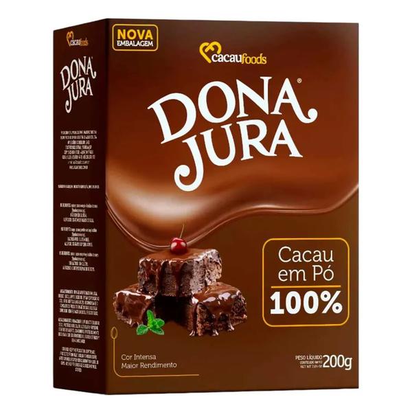 CACAU EM PO ALCALINO 200G DONA JURA