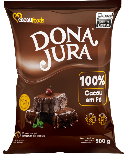 CACAU EM PO ALCALINO 500G DONA JURA