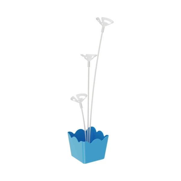 CACHEPOT 3 HASTES AZUL CLARO UN PRODUFEST