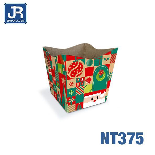 CACHEPOT G 15X15X16CM PACOTINHOS SO NOEL UN JR EMBALAGENS
