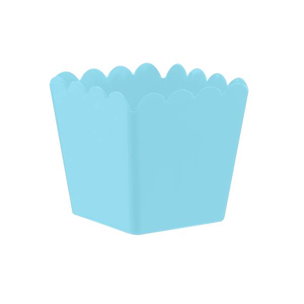 CACHEPOT PLASTICO AZUL BEBE UN MIRANDINHA