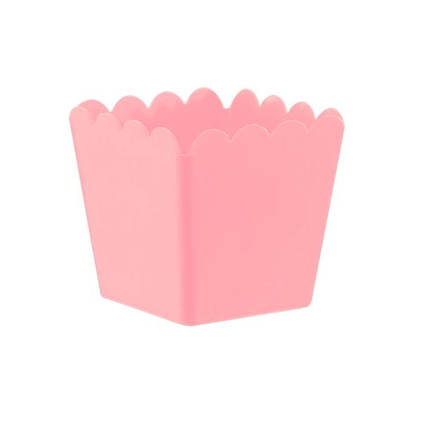 CACHEPOT PLASTICO ROSA BEBE UN MIRANDINHA