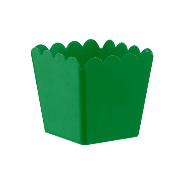 CACHEPOT PLASTICO VERDE BANDEIRA UN MIRANDINHA