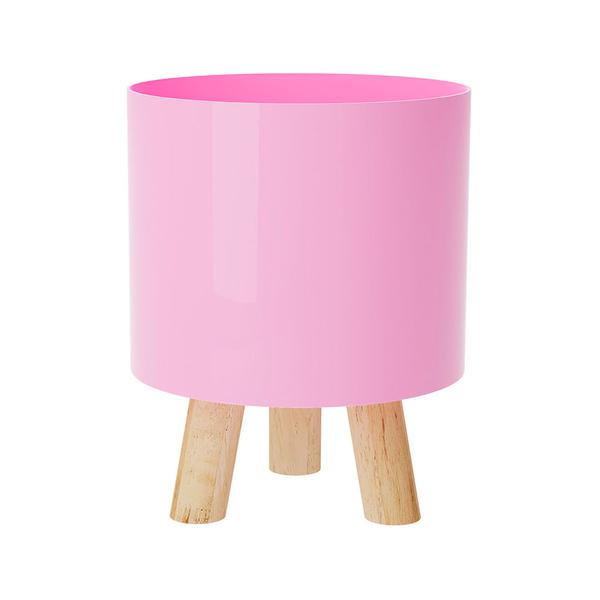 CACHEPOT RETRO 15CM ROSA CANDY UN PRODUFEST