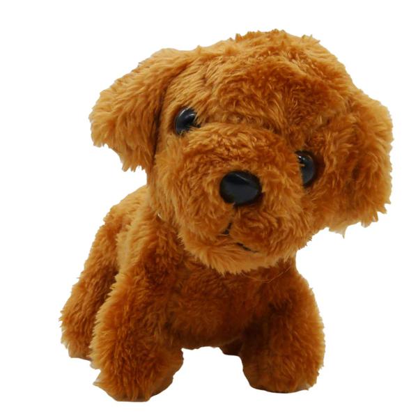 CACHORRO MARROM PELUCIA REF.CH2318 UN SUNN TOYS