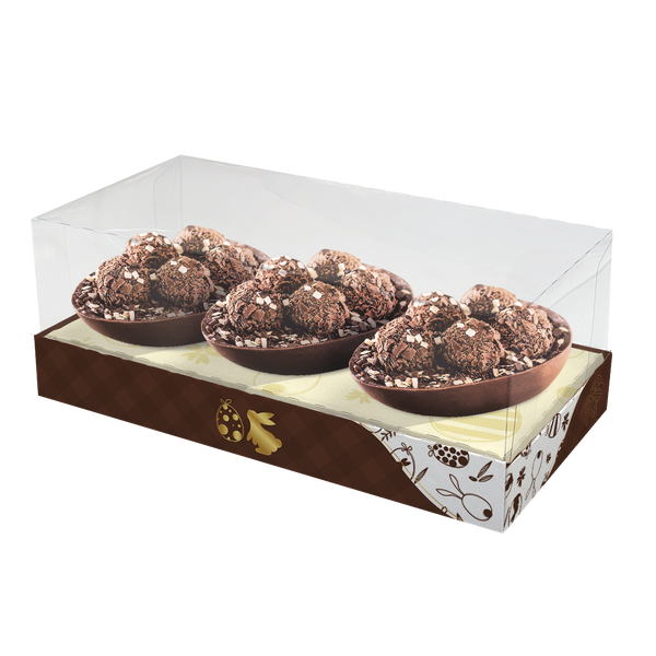 CAIXA 3/50G MINI OVOS ESTAMPADA PASCOA UN REGINA