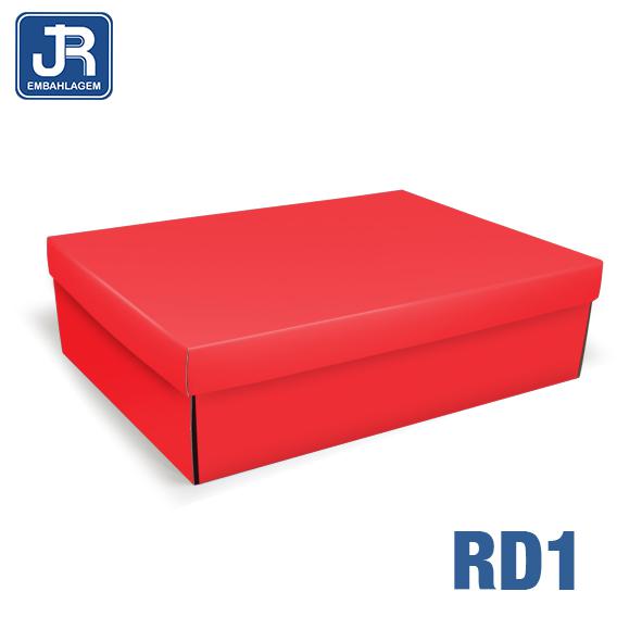 CAIXA 42X31X13,5CM VERMELHO UN JR EMBALAGENS