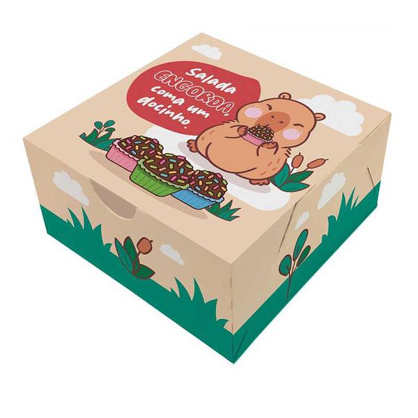 CAIXA 4 DOCES HUMOR CAPIVARA UN REGINA