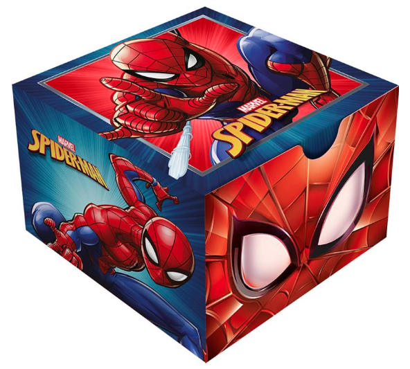 CAIXA 4 DOCES SPIDER MAN ANIMACAO UN REGINA