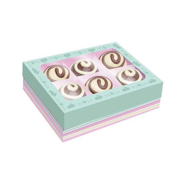 CAIXA 6 BOMBONS CANDY TIFFANY UN FESTCOLOR