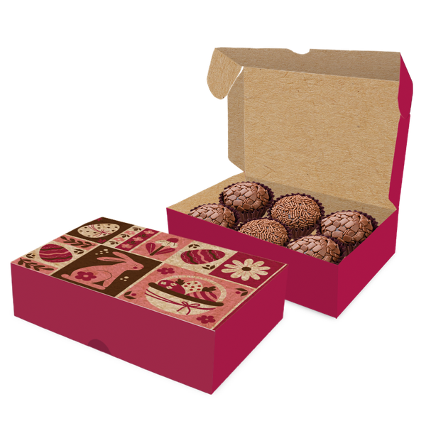 CAIXA 6 DOCES PASCOA CHERRY UN FESTCOLOR