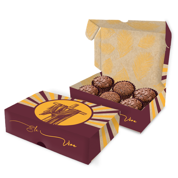 CAIXA 6 DOCES PASCOA KRAFT CRISTA UN FESTCOLOR