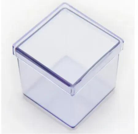 CAIXA ACRILICA QUADRADA 6X6 TRANSPARENTE 10UN QUALYPLAST