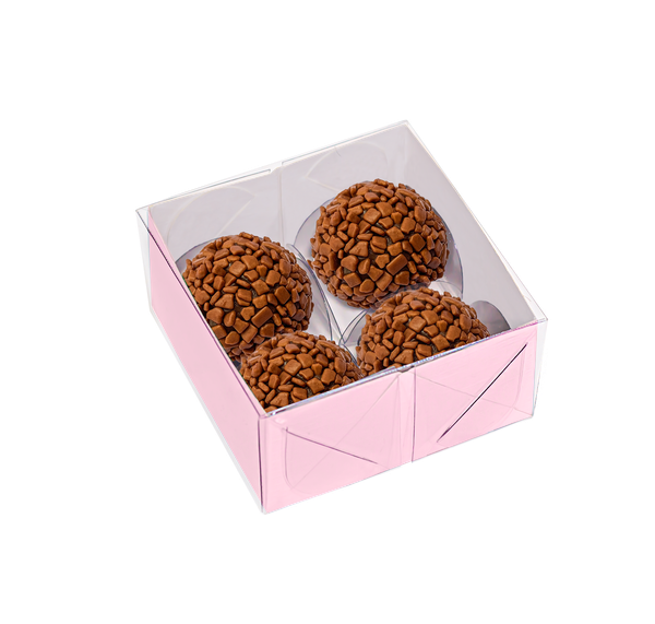 CAIXA BASIC 4 DOCES ROSA UN IDEIA