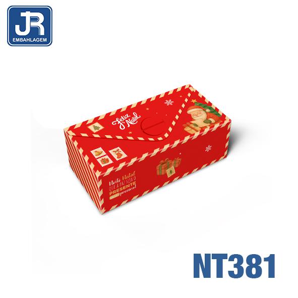 CAIXA BOMBOM 21X11X7CM QUERIDO NOEL UN JR EMBALAGENS