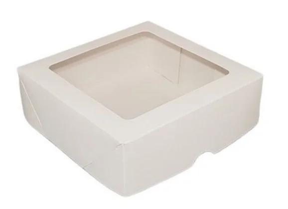 CAIXA BRANCA COM VISOR 7X7X3,5CM UN ZIPACK