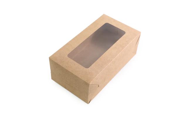 CAIXA C/VISOR P/2 CANECA KRAFT 25,5X13,5X9,5CM CROMUS