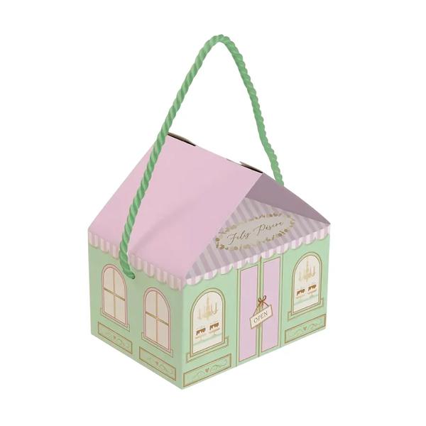 CAIXA CASINHA 12,5X9,5X12,5CM  QUINN UN CROMUS