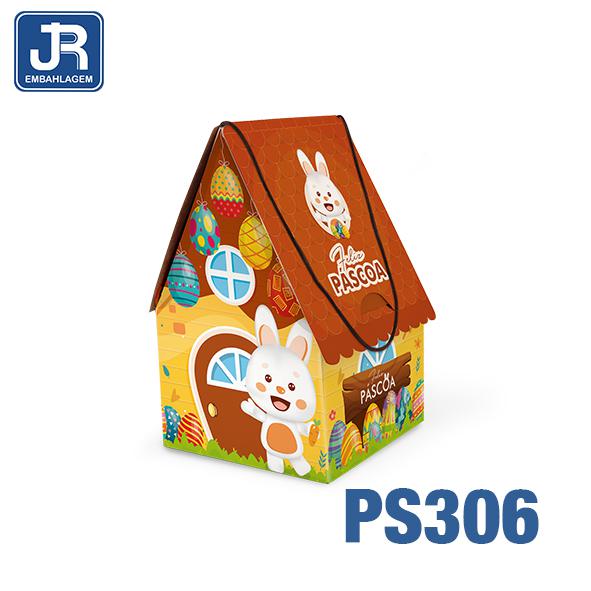 CAIXA CASINHA COELHO 8X8X13,5CM UN JR EMBALAGENS