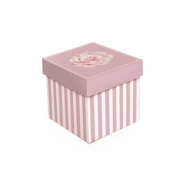 CAIXA CUBO  CAMELIA GG 19x19x19CM  UN CROMUS
