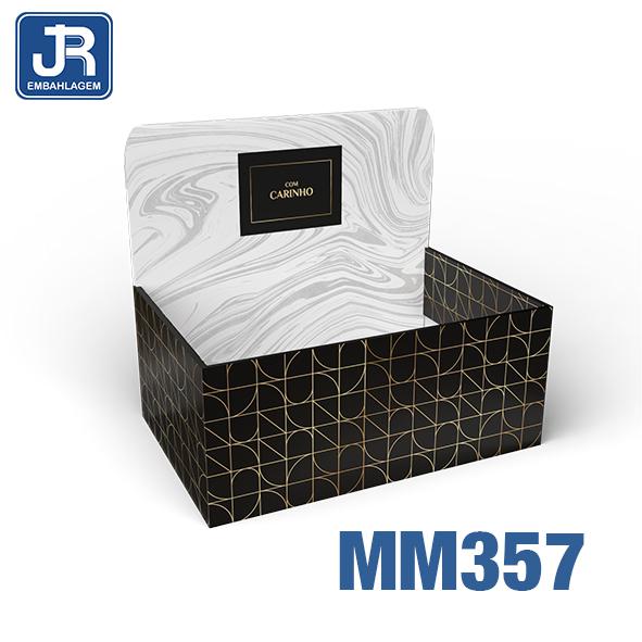 CAIXA DISPLAY 28X18,5X12CM NOIR UN JR EMBALAGENS