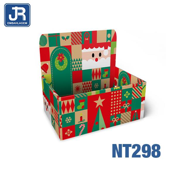 CAIXA DISPLAY G 28X18,5X12CM  PACOTINHOS DO NOEL UN JR EMBALAGENS