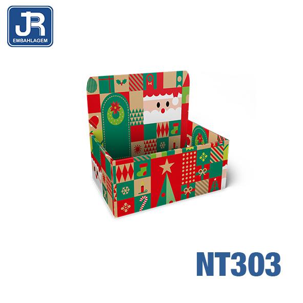 CAIXA DISPLAY P 20,5X13,5X9CM PACOTINHOS DO NOEL UN JR EMBALAGENS