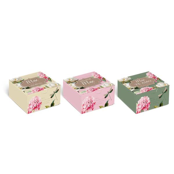 CAIXA DIVERTIDA P/4 BRIGADEIROS INFINITO 8,5X8,5X3,5CM UN CROMUS