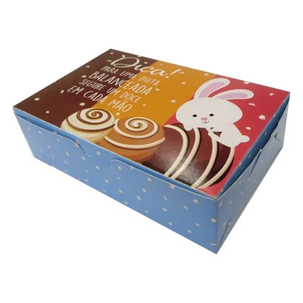 CAIXA DIVERTIDA PARA 6 DOCES 12X8X3,5CM DICA DO DIA UN PC