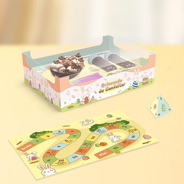 CAIXA ENCANTO MINI CONFEITEIRO PASCOA COLORIR UN IDEIA