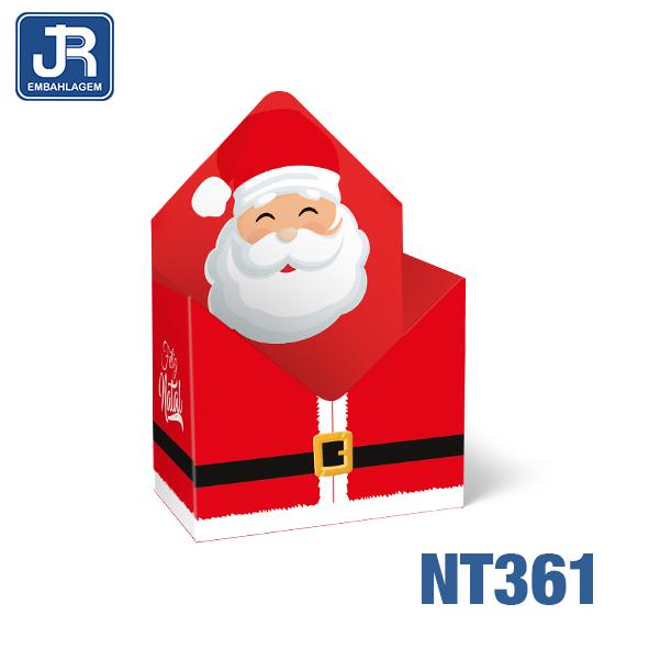 CAIXA ENVELOPE 20X12X31CM PAPAI NOEL UN JR EMBALAGENS