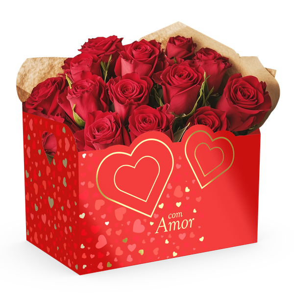 CAIXA ENVELOPE AMOR CLASSICO UN IDEIA