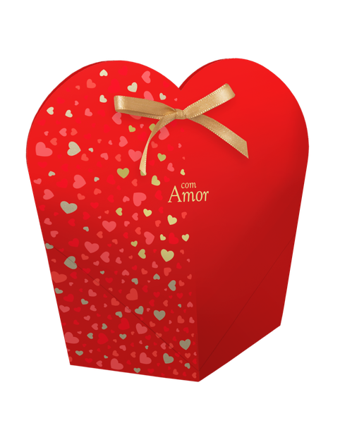 CAIXA FUNDO AUTOMATICO CORACAO AMOR CLASSICO UN IDEIA