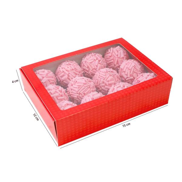 CAIXA GAVETA COM VISOR 12 DOCES AMO VOCE UN IDEIA