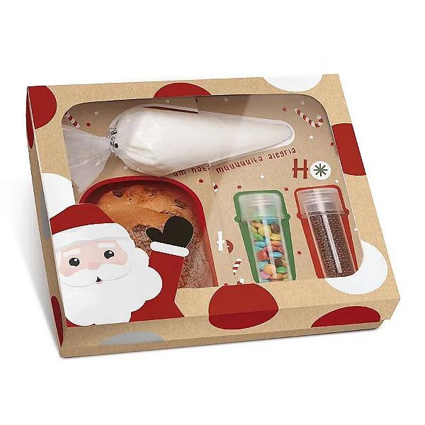 CAIXA KIT CONFEITEIRO NOELITO 20,5X18,8CM UN CROMUS