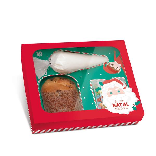 CAIXA KIT CONFEITEIRO POLO NORTE 20,5X18,8X8CM UN CROMUS