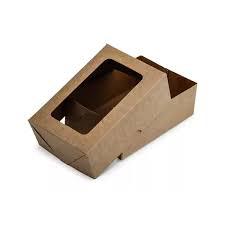 CAIXA KRAFT COM VISOR 10X7X3,5CM UN ZIPACK