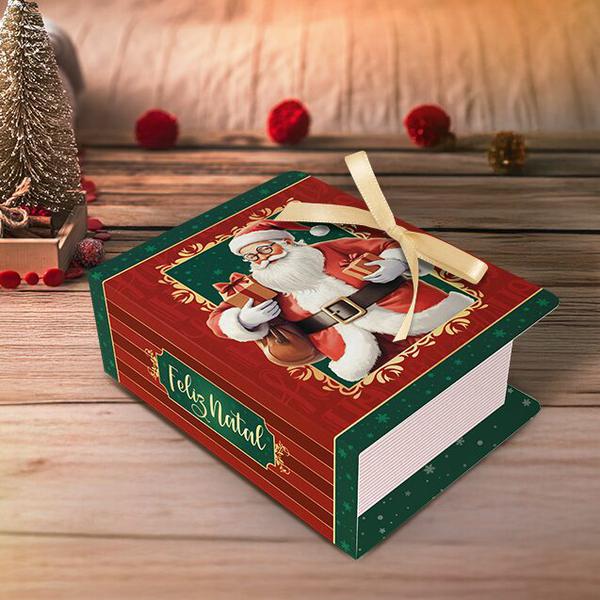 CAIXA LIVRO 4 DOCES NOEL UN IDEIA