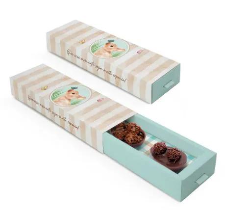 CAIXA LUVA C/PUXAD.P/3 M.OVO 26,5X7,5X3,5 CHARLES UN CROMUS