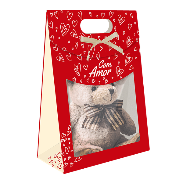 CAIXA MALETA COM VISOR E ALCA SUSPIROS DE AMOR UN IDEIA