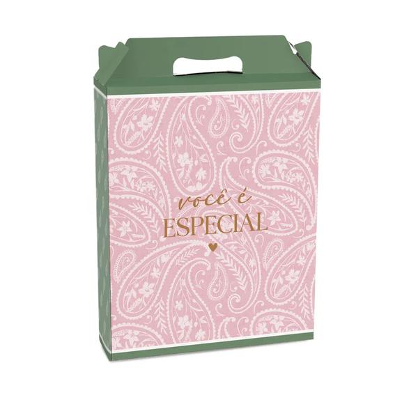 CAIXA MALETA RETANGULAR VERTICAL BOHO P 15X6X18 UN CROMUS