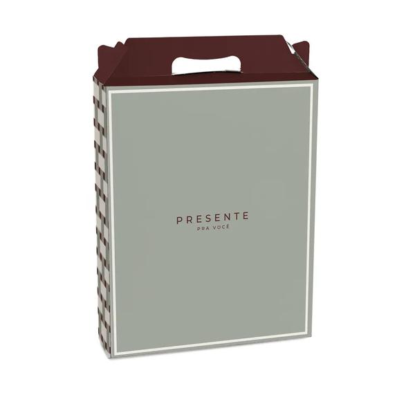 CAIXA MALETA RETANGULAR VERTICAL LAND M 18X7,5X21 CM M UN CROMUS