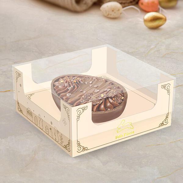 CAIXA MEIO OVO ENCANTO 100/150G PASCOA LUZ UN IDEIA