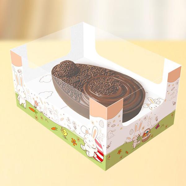 CAIXA MEIO OVO ENCANTO 150/250G PASCOA COLORIR UN IDEIA