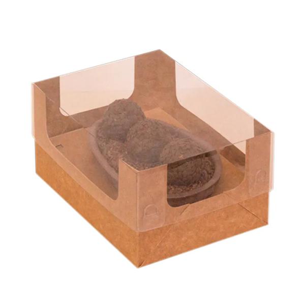 CAIXA MEIO OVO ENCANTO ESSENCIAL ALTA 250G/350G KRAFT UN IDEIA