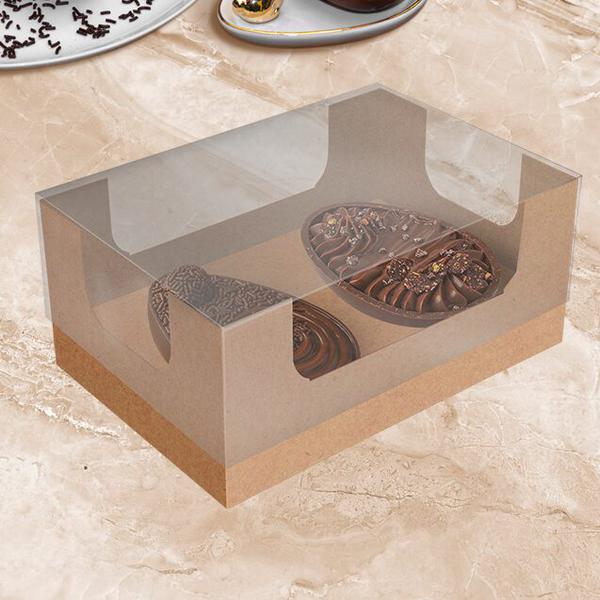 CAIXA MINI OVOS ENCANTO 2/50G KRAFT UN IDEIA
