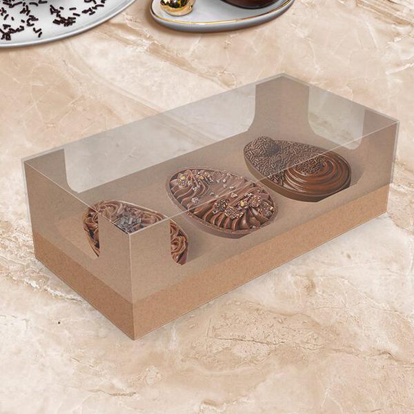 CAIXA MINI OVOS ENCANTO 3/50G KRAFT UN IDEIA