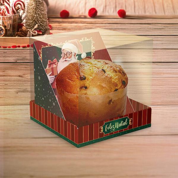 CAIXA MINI PANETONE CENARIO NOEL UN IDEIA