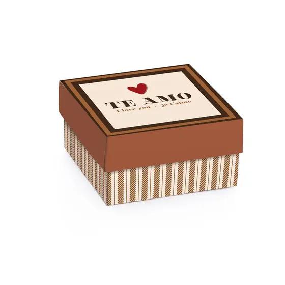 CAIXA MINI QUADRADA L'AMOUR 9,5X9,5X4 M CROMUS